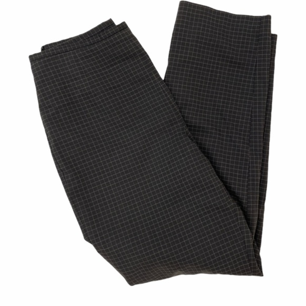 VTG Geoffrey Beene Grey White Windowpane Pants
